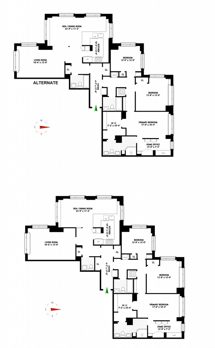 Floorplan for 1 Irving Place, V18F