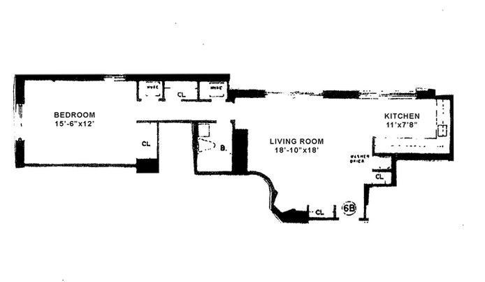 Floorplan for 248 East 31st Street, 6B