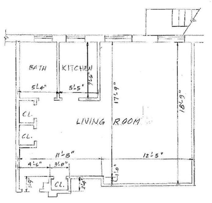 Floorplan for 209 West 104th Street, 6F