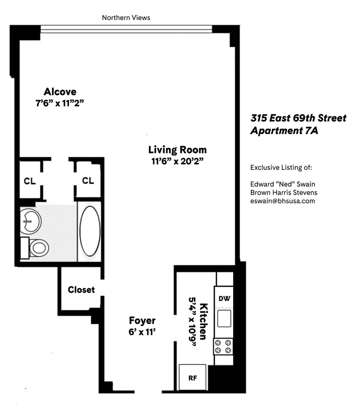 Floorplan for 315 East 69th Street, 7A