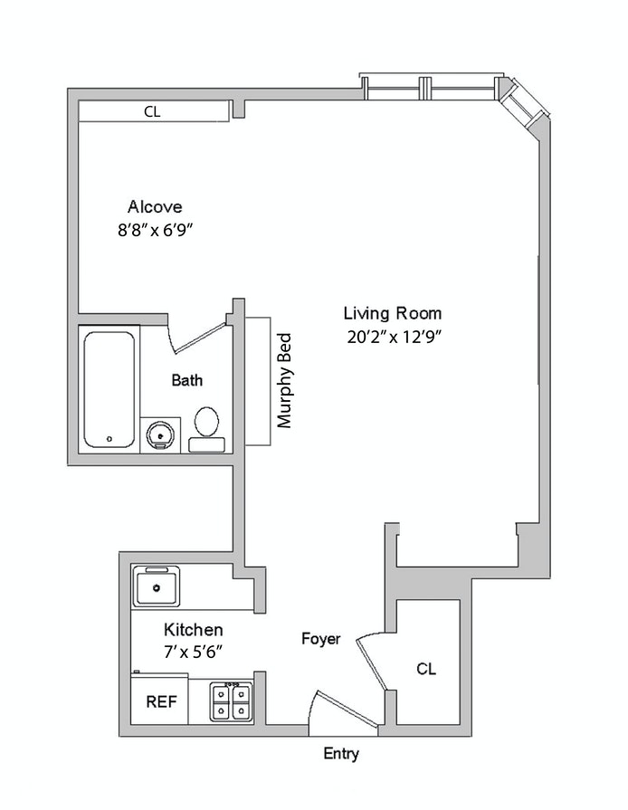 Floorplan for 176 East 77th Street, 11A