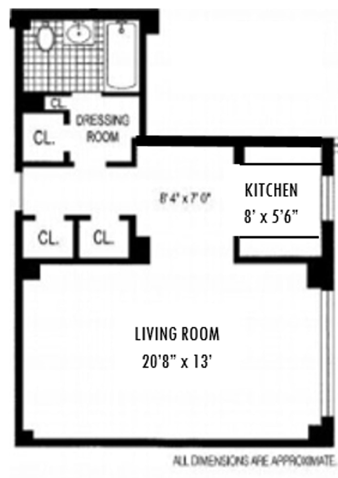 Floorplan for 3725 Henry Hudson Pkwy W, 12F