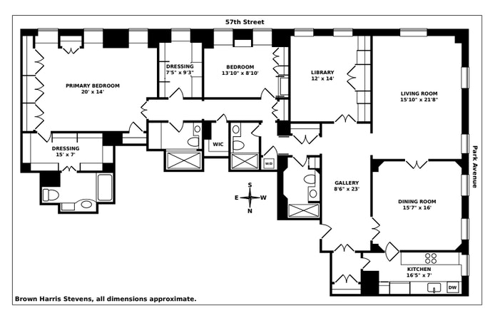 Floorplan for 465 Park Avenue, 18B