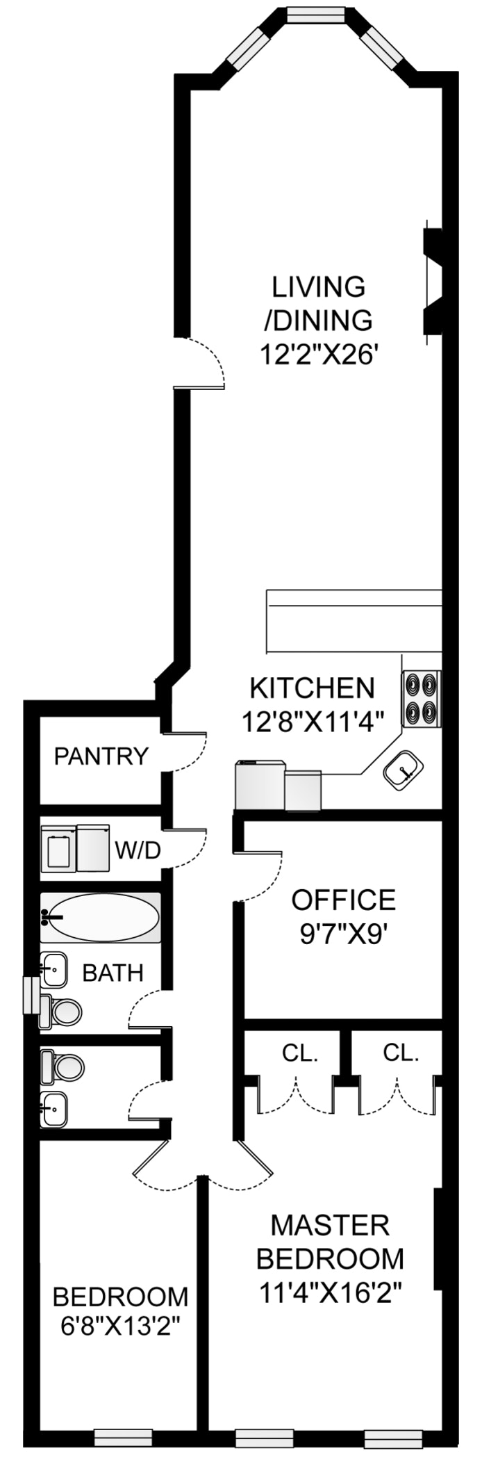 Floorplan for 914 8th Avenue, 2