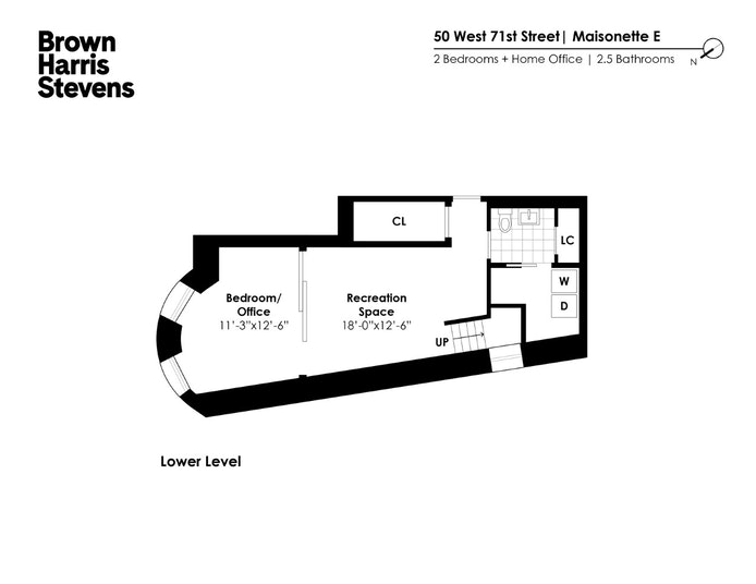 Floorplan for 350 West 71st Street, MAISONETTE