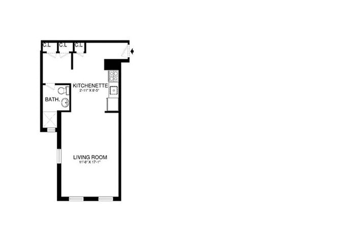 Floorplan for 441 Convent Avenue, 4L