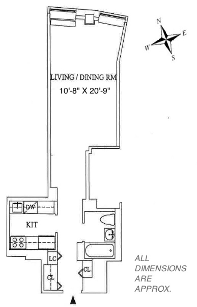 Floorplan for 99 John Street, 802