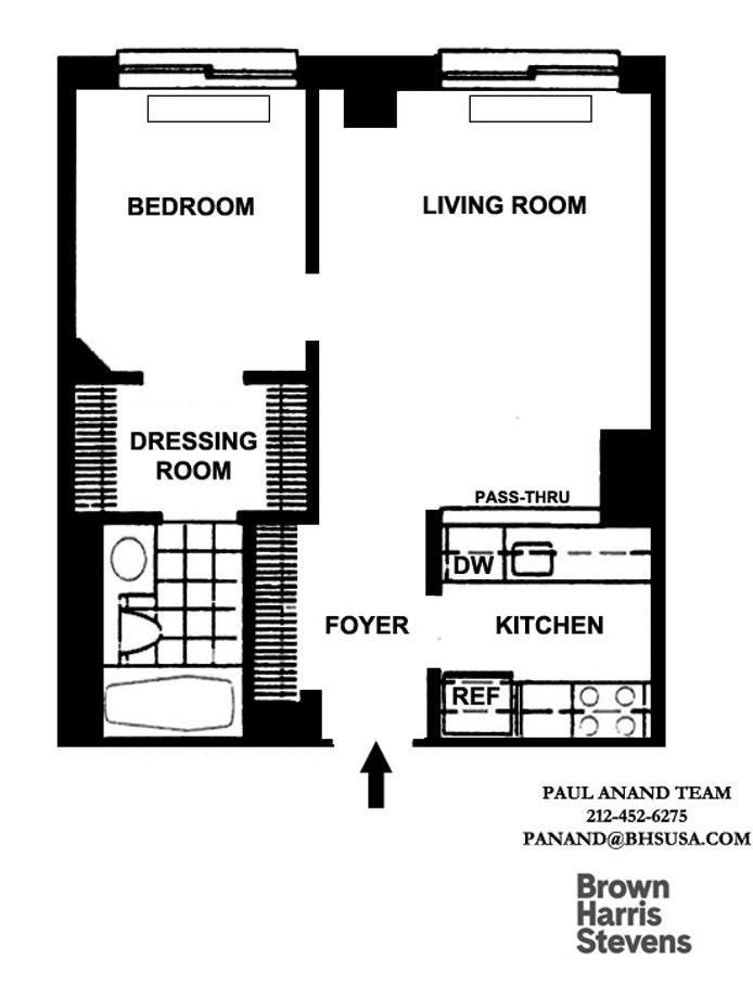 Floorplan for 300 East 85th Street, 405