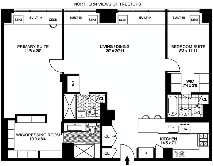 Floorplan for 520 East 72nd Street, 3BC