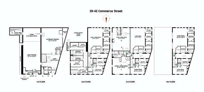 Floorplan for 38 -42 Commerce Street