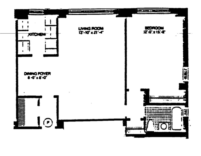 Floorplan for 2 Horatio Street, 4P