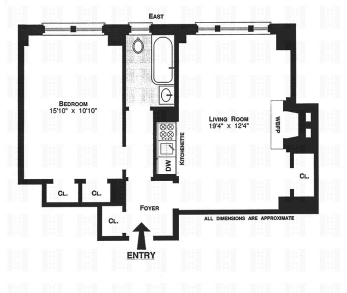 Floorplan for 315 East 68th Street, 2N