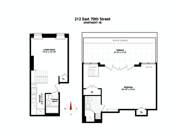 Floorplan for 212 East 70th Street, 4B