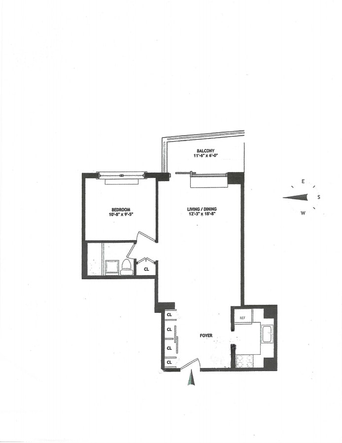 Floorplan for 132 East 35th Street, 18D
