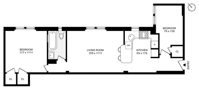 Floorplan for 225 Lincoln Place