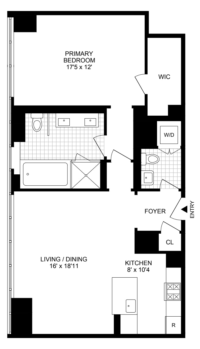 Floorplan for 255 East 74th Street, 6G