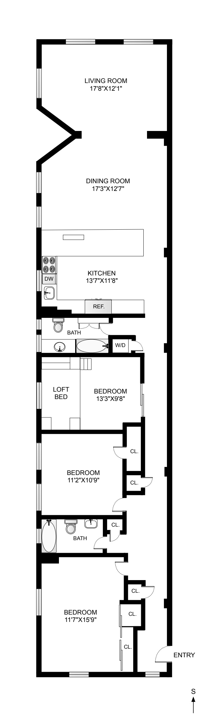 Floorplan for 275 Clinton Avenue, 31
