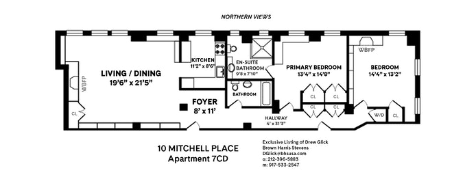 Floorplan for 10 Mitchell Place, 7CD