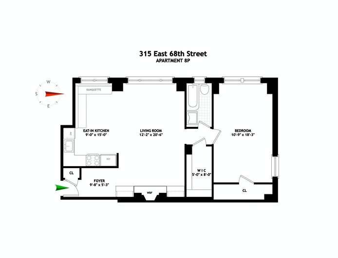 Floorplan for 315 East 68th Street, 8P