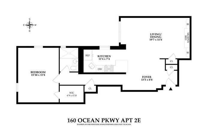 Floorplan for 160 Ocean Parkway