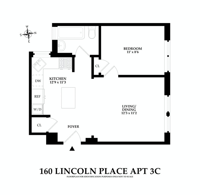 Floorplan for 160 Lincoln Place