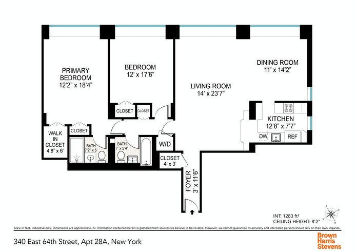 Floorplan for 340 East 64th Street