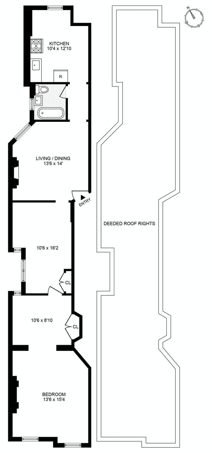 Floorplan for 159 Garfield Place, 4L