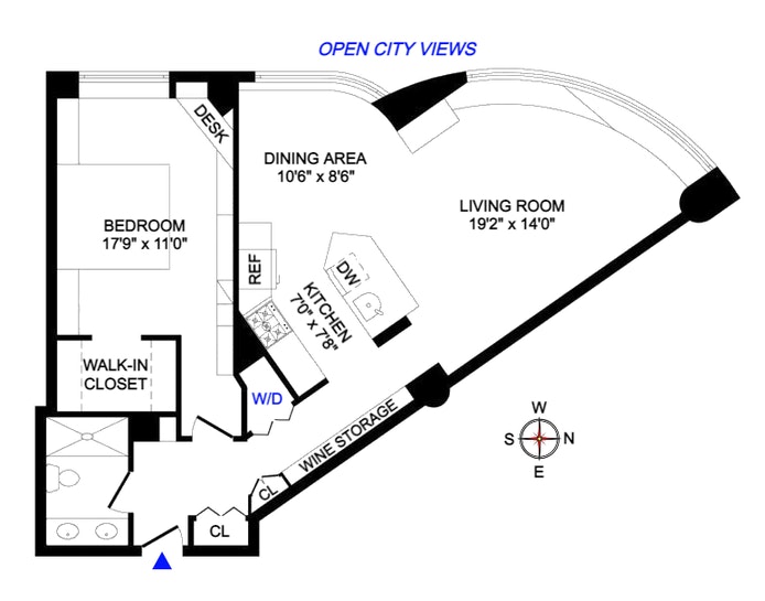Floorplan for 295 Greenwich Street, 4G