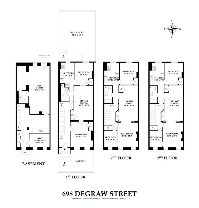 Floorplan for 698 Degraw Street