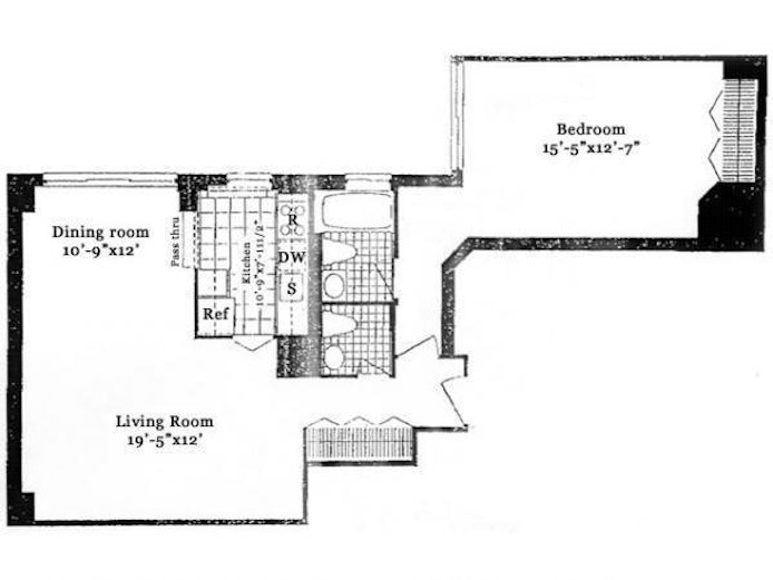 Floorplan for 280 Park Avenue South, 8C