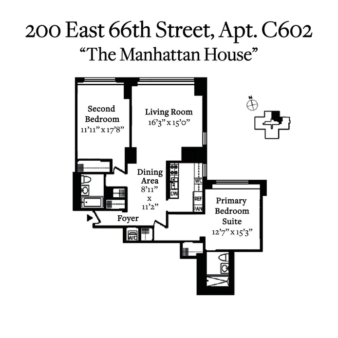 Floorplan for 200 East 66th Street, C602