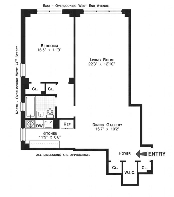 Floorplan for 11 Riverside Drive, 4EE
