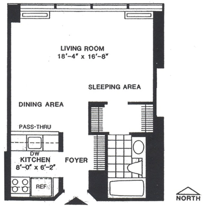 Floorplan for 150 West 56th Street, 3906