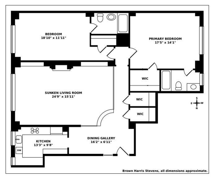 Floorplan for 180 East 79th Street, 3A