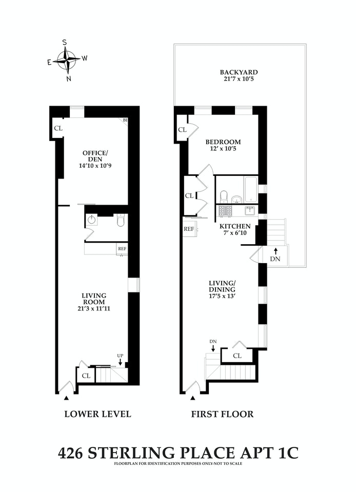 Floorplan for 426 Sterling Place, 1C