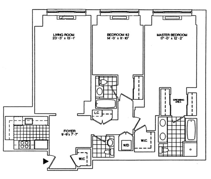 Floorplan for 308 East 72nd Street, 6C