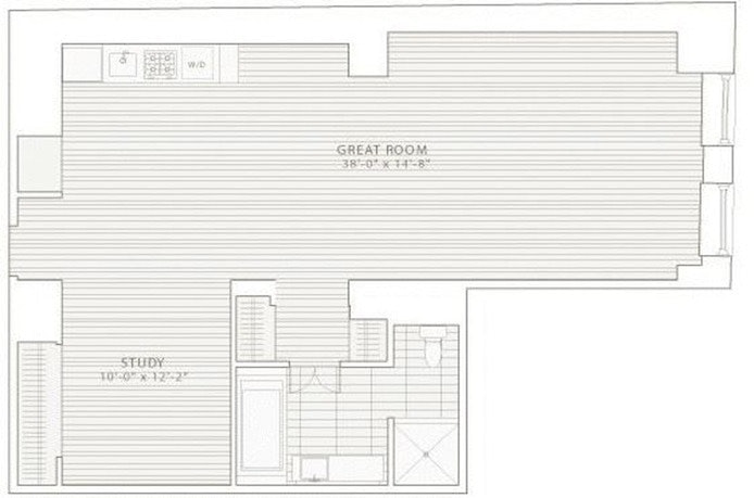 Floorplan for 20 Pine Street, 601