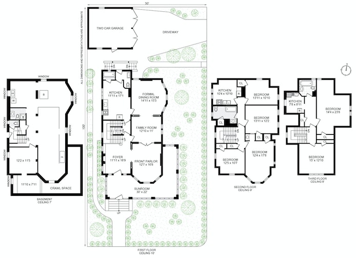 Floorplan for 2315 Glenwood Road