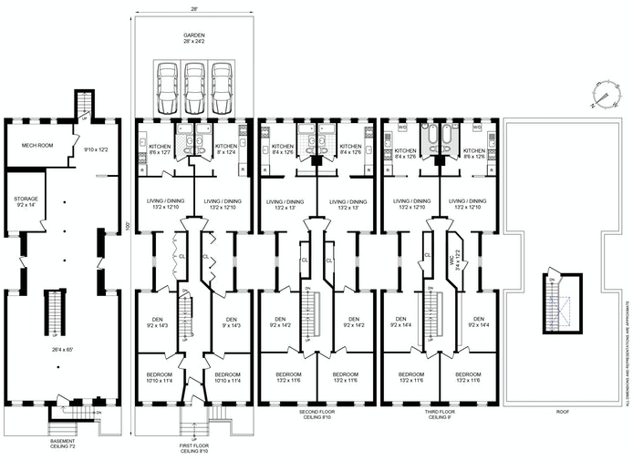Floorplan for 34 -27 42nd Street