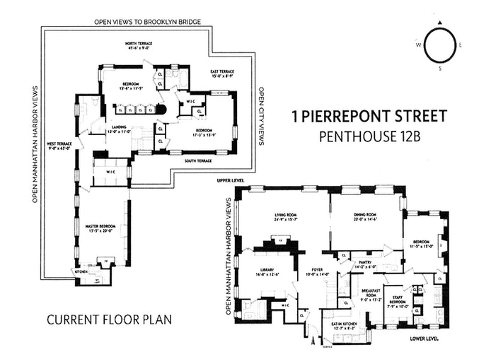 Floorplan for 1 Pierrepont Street