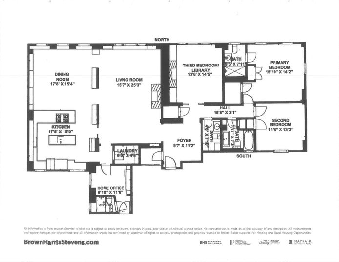 Floorplan for 444 East 57th Street, 13E