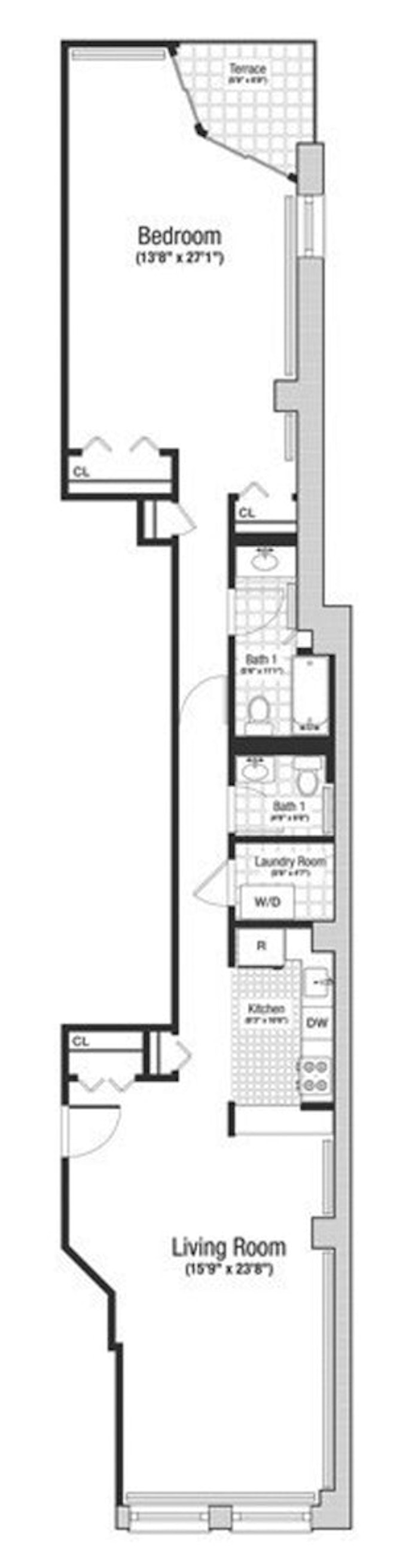 Floorplan for 36 Laight Street, 2A