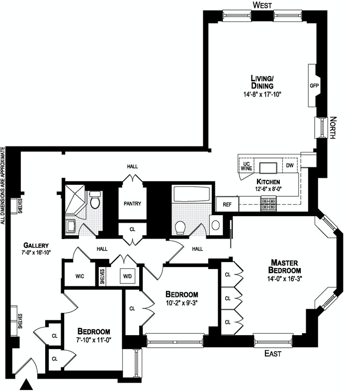 Floorplan for 190 Riverside Dr, 2D