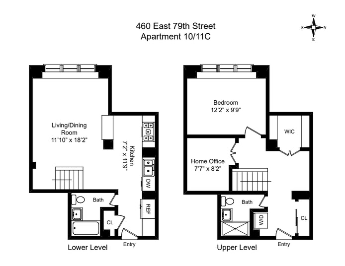 Floorplan for 460 East 79th Street, 10C/11C