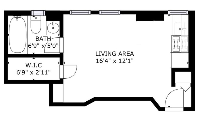 Floorplan for 140 West 71st Street, 5A