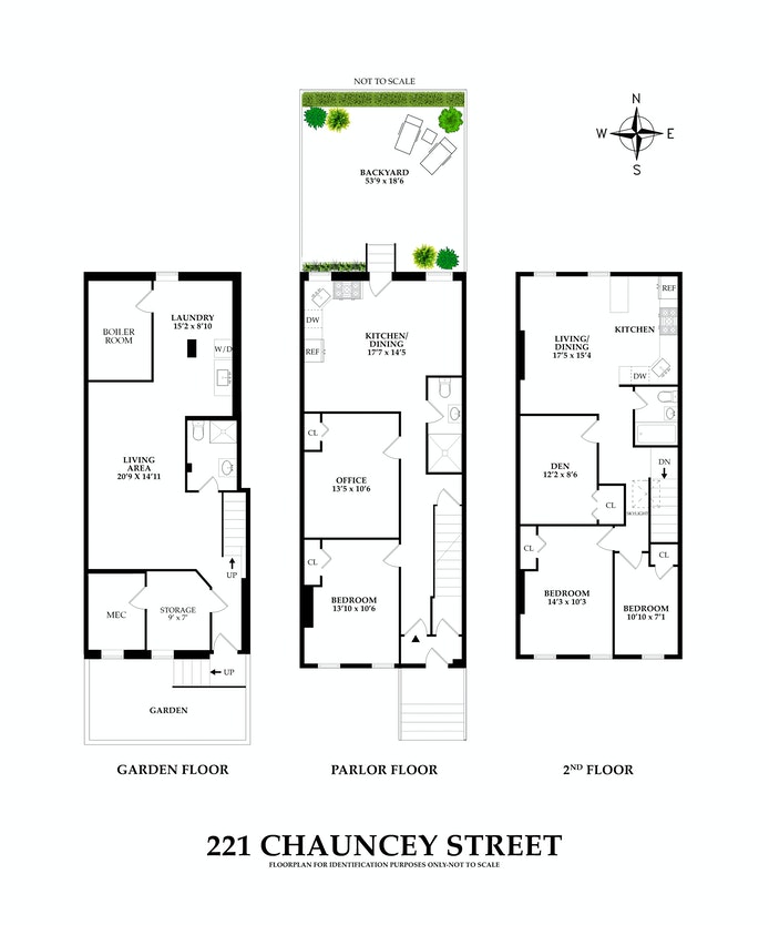 Floorplan for 221 Chauncey Street