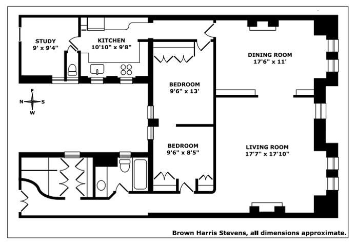 Floorplan for 55 East, 76th Street, 7