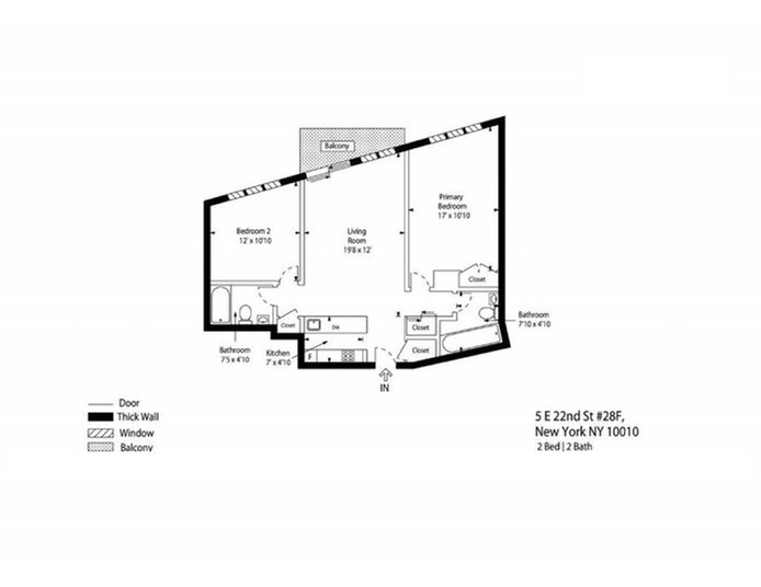 Floorplan for The Real Deal