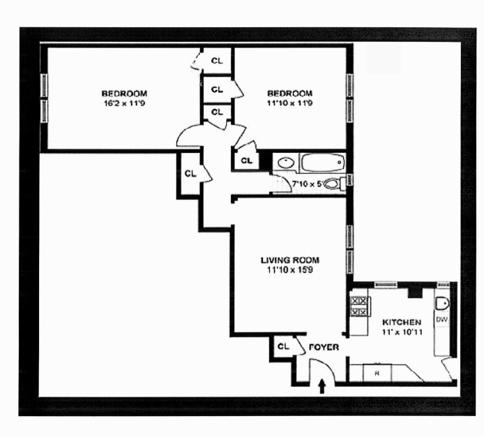 Floorplan for 225 Lincoln Place, 3C