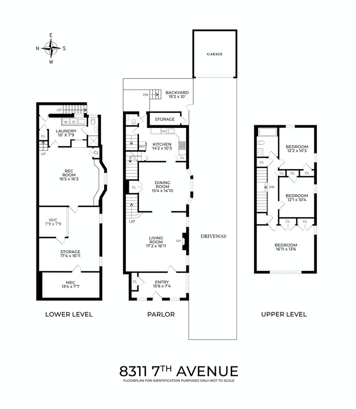 Floorplan for 8311 7th Avenue